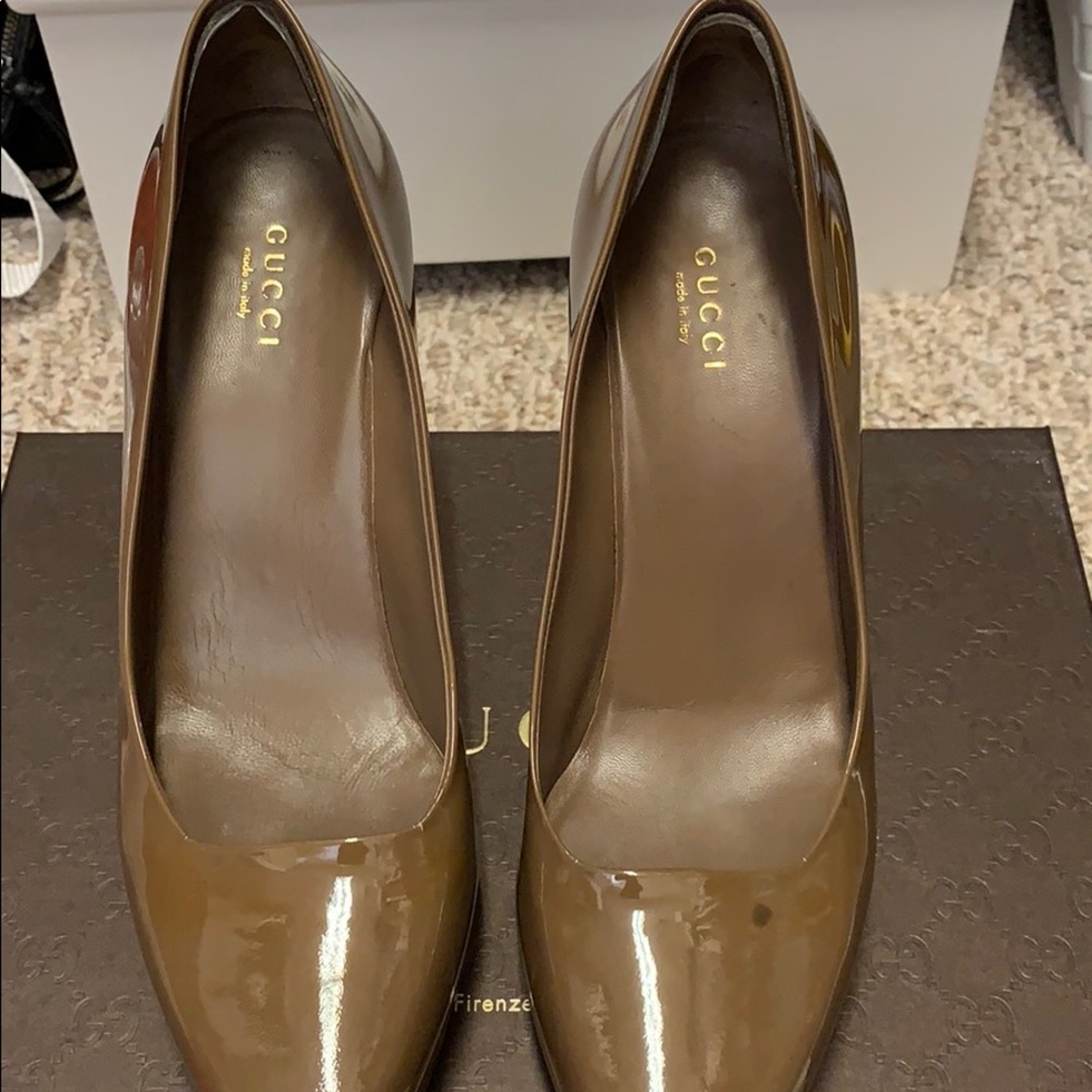 Gucci platform heels